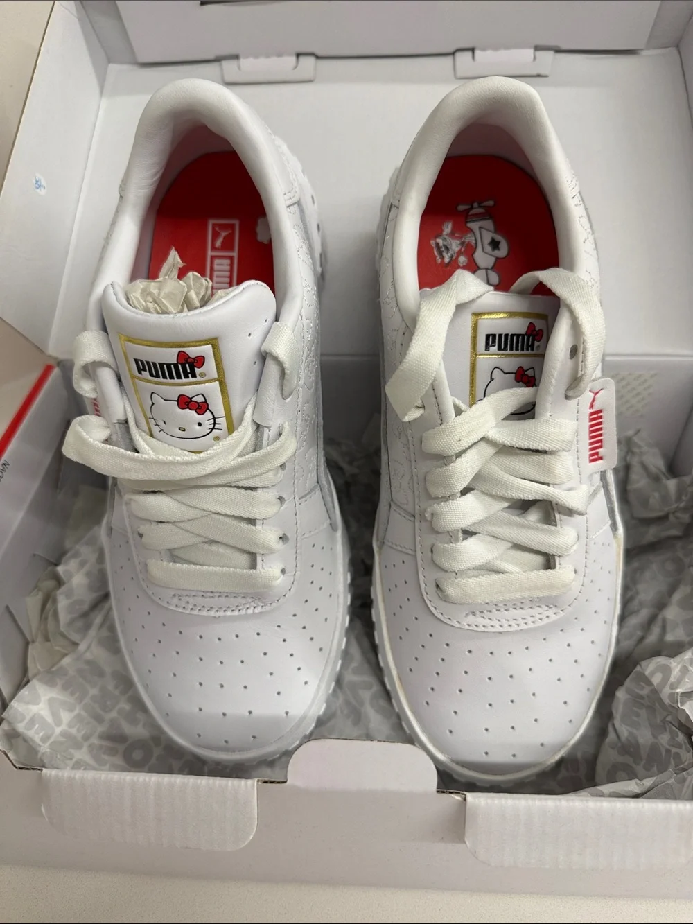 Puma White Hello Kitty Low-Top Sneaker - Picture 3 of 5